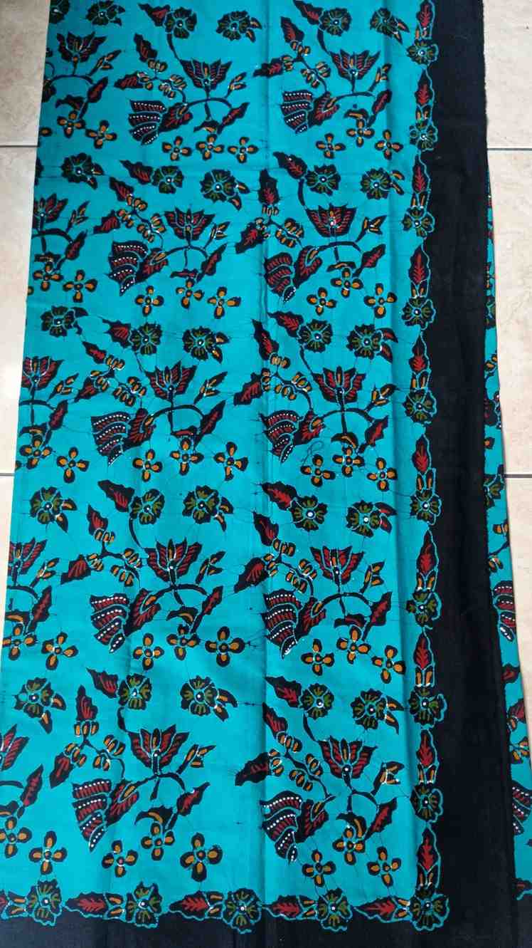 Batik Motif Melati Hijau